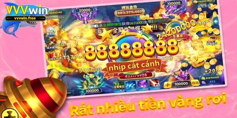 Bắn cá vàng đổi thưởng Vvvwin mang đến cơ hội săn thưởng khủng
