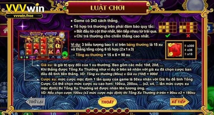 Luật chơi Nổ Hũ Kho Tàng Ngũ Long